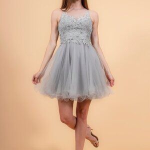 Scoop Neck A-Line Shape Prom Dress GS1607